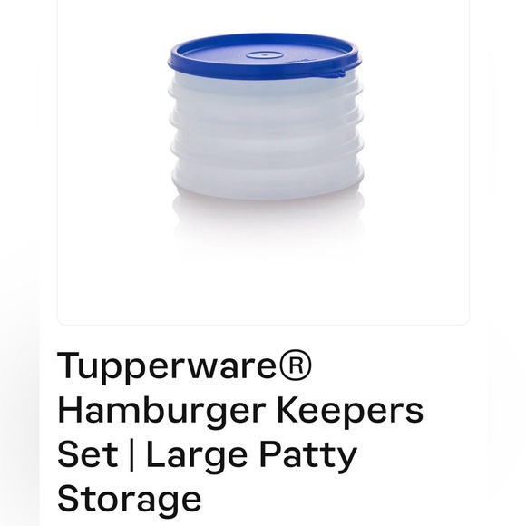 Tupperware Hamburger Keepers - Picture 4 of 5